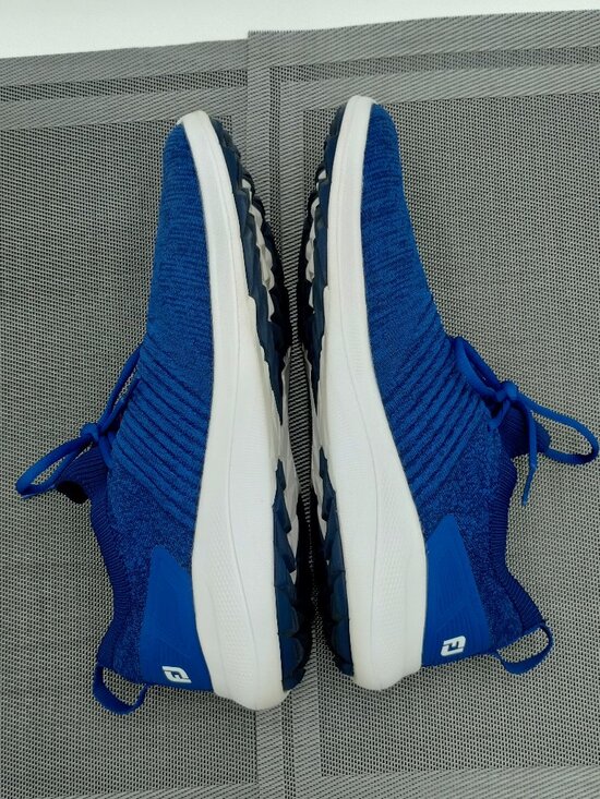 Footjoy Flex XP Spikeless Golf Shoes Blue Size 10 main image 5